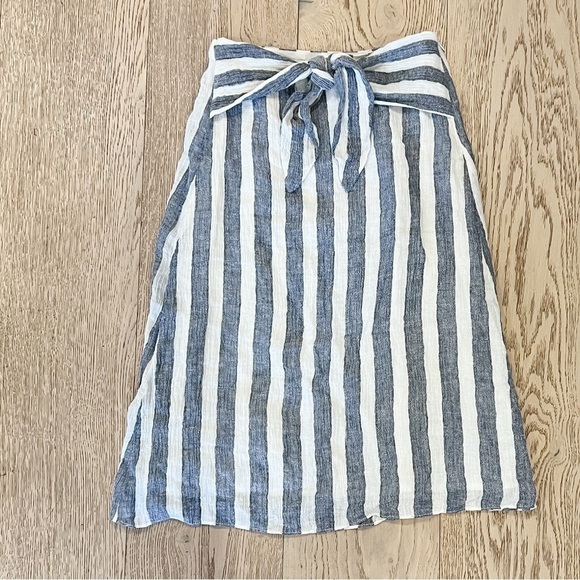J. Crew Point Sur Nautical Striped Line Skirt. Size 4 - Picture 4 of 5